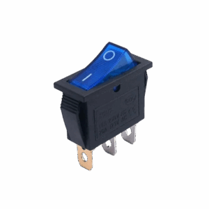 567 tecla rectangular fina luz azul