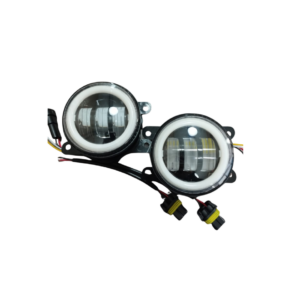1429 kit faro led auxiliar con lupa ojo de angel 4" 30w 12/24v