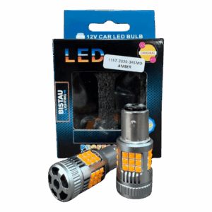 1463 kit 2 polos ambar canbus 36 leds, 30w, 2500lm, c/cooler