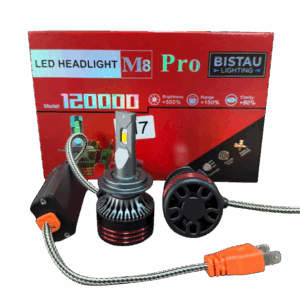 1445 cree led m8 h7 pro, 60.000lm, 120w, 6000k
