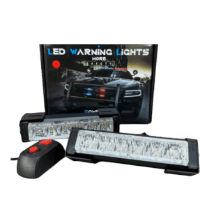 1483 kit faro 6 leds parrilla azul flash alto billo 12/24v