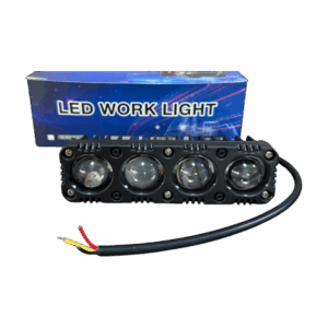 1487 kit faro premium 4 lupas, 24w, s/cooler, 12/24v (blanca+ambar)