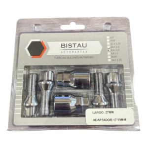 1643 rosca: 14mmx1,5/ largo: 27mm/ adaptador: 17/19mm